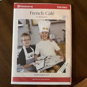Husqvarna Viking #63 FRENCH CAFE Food Deli Agneta Mars Designer 1 and PC EXC